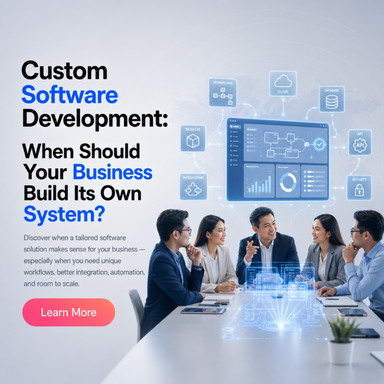 Custom Software Development: When Should Your Business Build Its Own System?