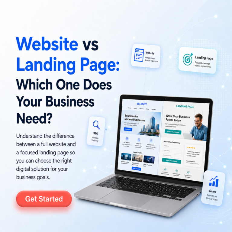 Website vs Landing Page: Which One Does Your Business Need?