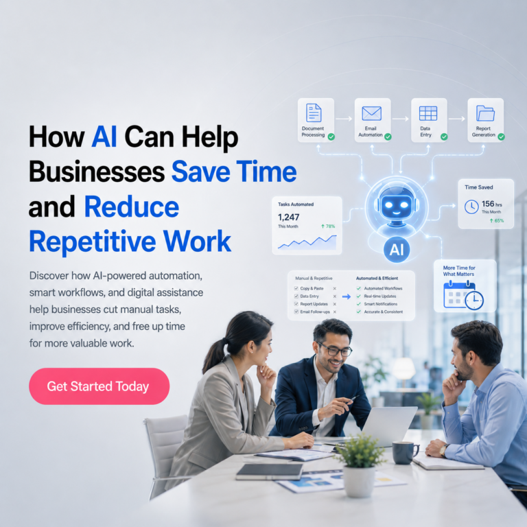 How AI Can Help Businesses Save Time and Reduce Repetitive Work