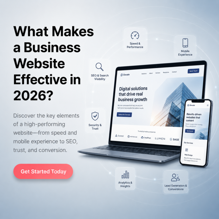 What Makes a Business Website Effective in 2026? 